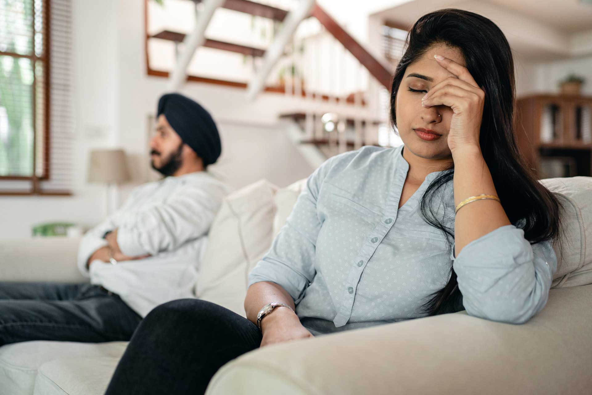 Frustrated couple